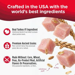 Nulo Frontrunner promueve piel y pelaje brillantes gracias a omega-3 y omega-6.