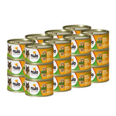 Nulo para gatos con pollo y pato en lata de 3 oz, pack 24.
