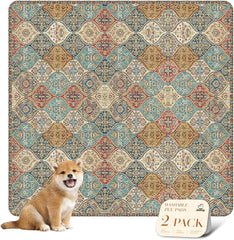 Nunubaby almohadilla reutilizable crema 36x36, protege suelos y jaulas con absorción confiable.