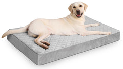 NUPIDA almohadón ortopédico para perros grandes, vista superior impermeable para limpieza fácil.