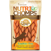 NutriChomps trenzas 6 pulgadas sabor cacahuete, recompensa sabrosa para perros.