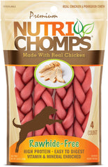 NutriChomps trenzas pollo real: premio sabroso para perros y entrenamiento