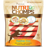 NutriChomps twists 6 pulgadas en empaque, ideal para premiar durante el entrenamiento.