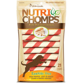 NutriChomps twists de seis pulgadas con sabor a pollo para premiar durante el juego
