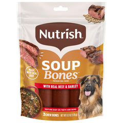 Nutrish Huesos de Sopa Premium sin maíz ni soya añadidos
