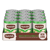 nutrish premium pate en lata con pollo y manzanas, ingrediente principal de calidad para perros.