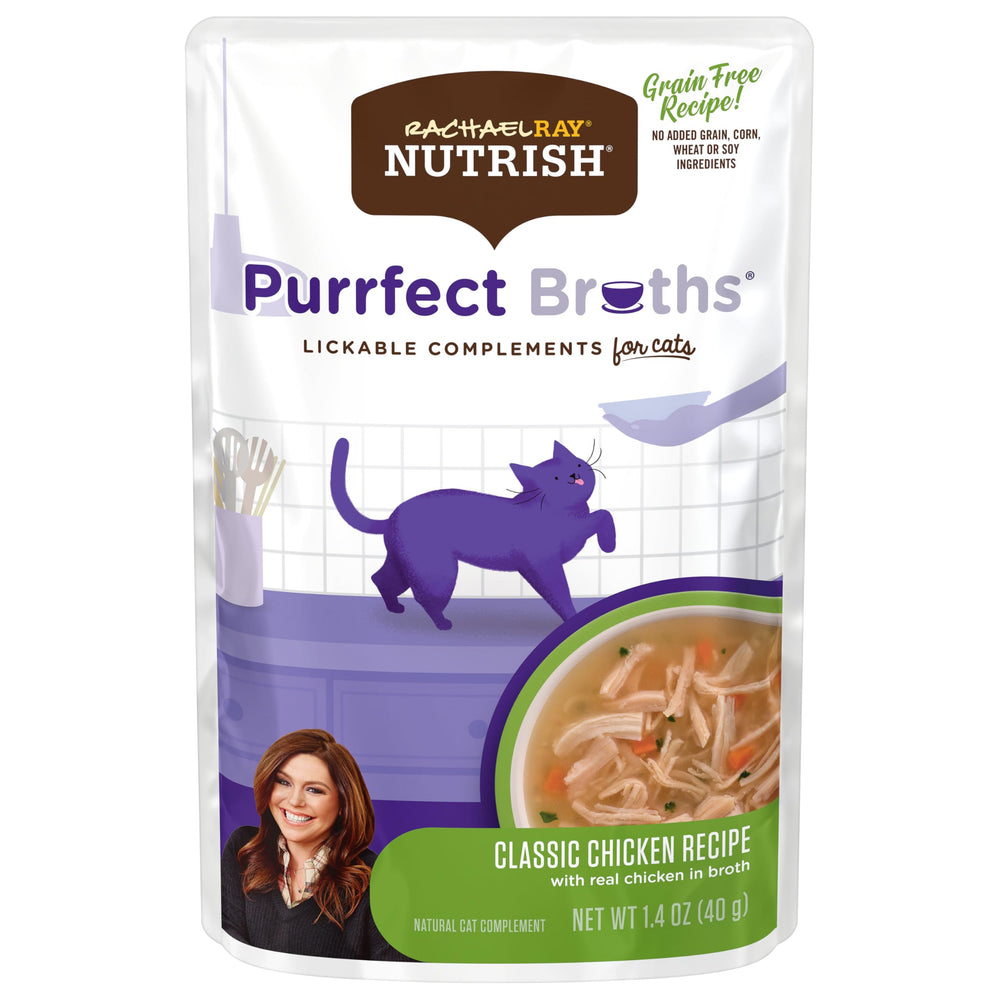 Nutrish Purrfect Broths: empaque de 24 porciones para gatos