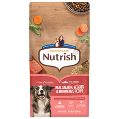 Nutrish salmón real en tazón para perros, sabor irresistible