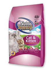 NutriSource alimento seco para gatos con pollo y arroz, bolsa de 1,5 libras