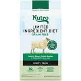 Nutro Diet Limited Ingredient Lamb & Sweet Potato: empaque visible para alimentación diaria