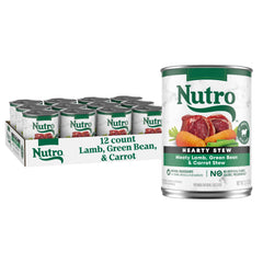 Nutro estofado sustancioso en lata con cordero para perros.
