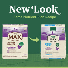 Nutro MAX Cachorro Piel y pelaje saludables gracias a Omega 6 y 3