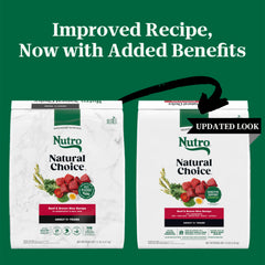 Nutro Natural Choice, tazón con croquetas para energía diaria.