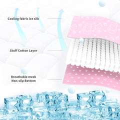 NWK Manta Enfriante Seda de Hielo, detalle de tejido suave y cómodo.