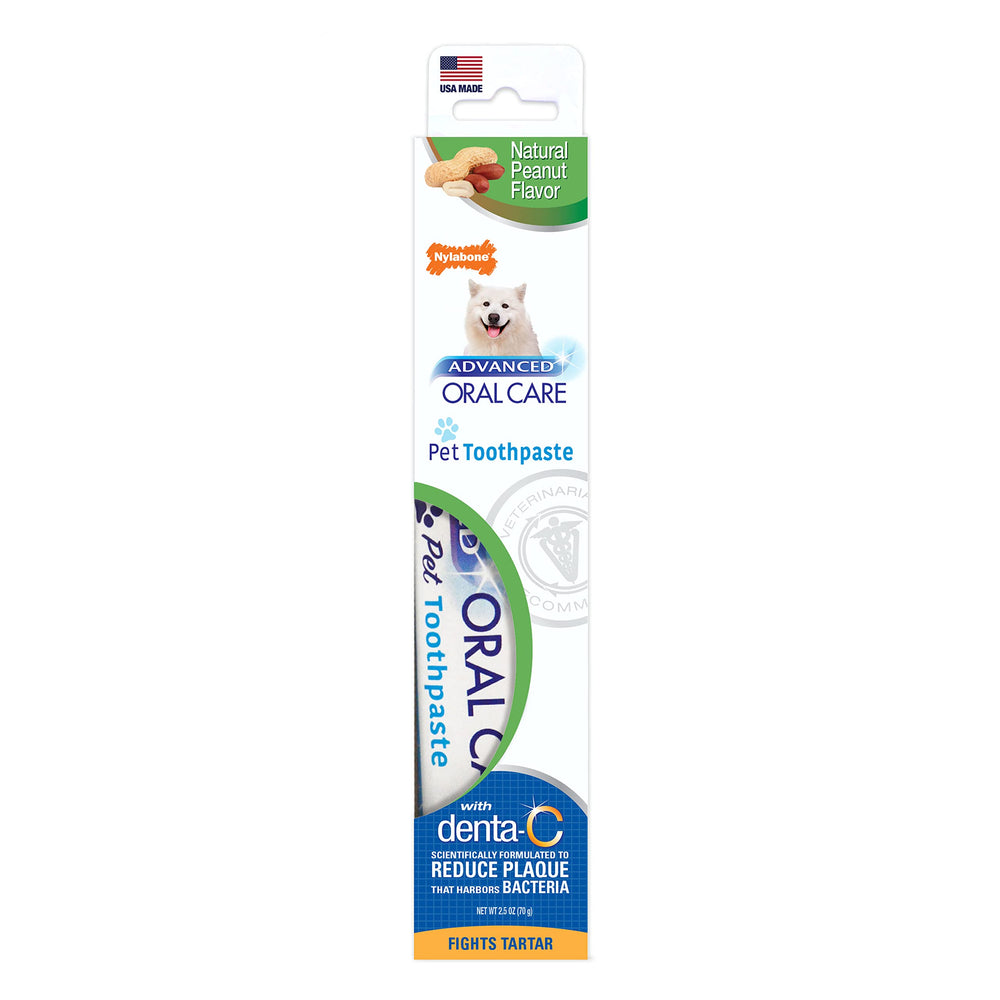 Nylabone Advanced Oral Care: tubular de pasta dental natural para perros.