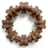Nylabone Anillo Texturizado con sabor carne para perros pequeños, ideal para masticación diaria.