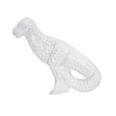 Nylabone Dinosaurio Poder Masticar ayuda a mantener la sonrisa limpia durante cada juego.
