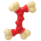 Nylabone Hueso Doble Potencia, enfoque de masticación, ideal para perros pequeños y masticadores activos.