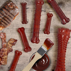 Nylabone doble sabor exterior bacon y interior steak.