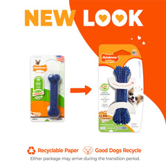 Nylabone hueso flexible para mordedores de perros facilita masticación suave