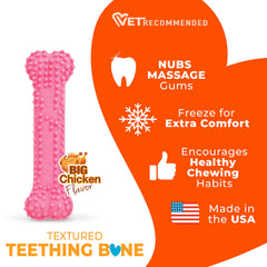 Nylabone juguete enriquecimiento cachorros: estimulación mental durante sesiones de masticación