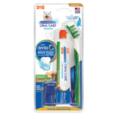 Nylabone kit dental avanzado para perro, facilita el cuidado bucal diario.