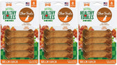 Nylabone masticables con sabor bacon para perros pequeños, duraderos para mordidas prolongadas.