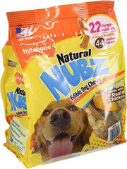 Nylabone Natural Nubz, bocadillos comestibles 66 piezas, ideal para masticación diaria