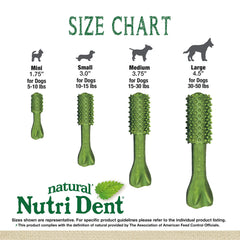 Nylabone Nutri Dent ingredientes-naturales para mordidas fáciles de digerir