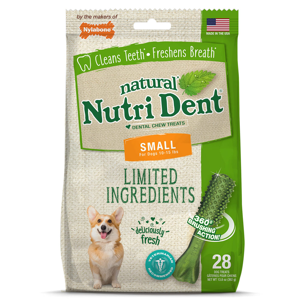 Nylabone Nutri Dent masticacion-360-grados para limpieza dental en perros