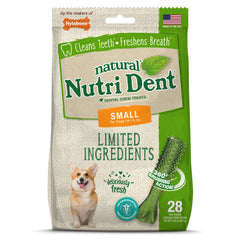 Nylabone Nutri Dent masticacion-360-grados para limpieza dental en perros