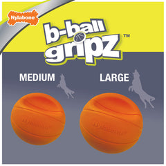Nylabone Power Play Gripz goma dura ofrece durabilidad para mordidas moderadas.