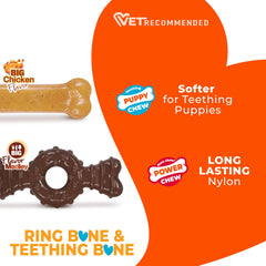 Nylabone tamaño petite para perros de hasta 15 libras