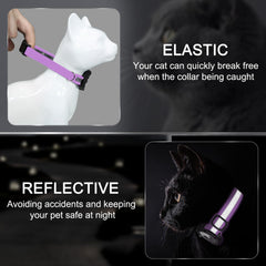 Odokele collar-elastico-reflectivo: visibilidad nocturna y liberación rápida.