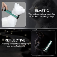 Odokele collar reflectivo con bandas para visibilidad nocturna.