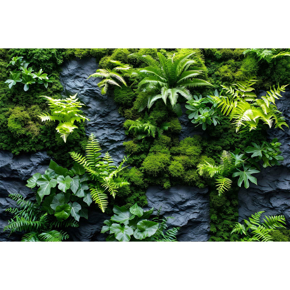 OHIOCATII fondo musgo vertical para acuario y terrario, realismo duradero.