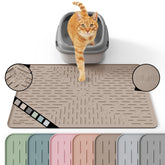 OHMO almuhadilla-arena-gato bordes-elevados atrapan arena y reducen derrames