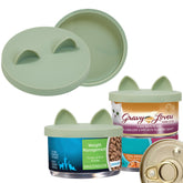 OHMO tapas dos-pack para latas de comida de gatos 3 oz, tacto suave y práctico