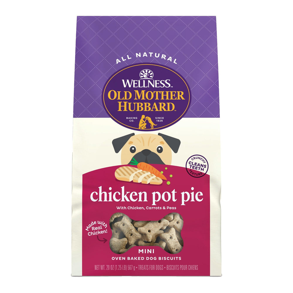 Old Mother Hubbard Mini Pie Pollo Crujiente: bocado perfecto para entrenamiento diario.