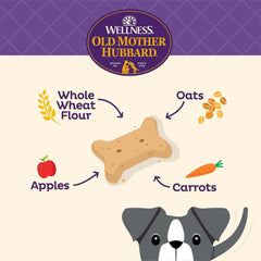 Galletas crujientes Old Mother Hubbard Wellness caderas y articulaciones para perros, textura que favorece la masticación.