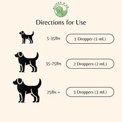 Oliver y Co. Vitamina E para perros: mezcla fácil en comida para pelaje brillante.