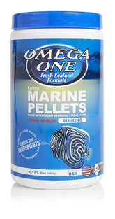 Omega One pellets ajo marino hundidos 4mm para estimular el apetito y energía