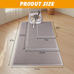 Alfombra Ondware lavable para arenero, limpieza rápida y repetible