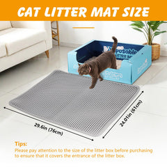Alfombrilla Ondware resistente al agua para caja de arena, protege suelos.