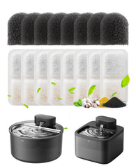 Oneisall filtros de repuesto para fuente de gatos PW13 PW14, filtración eficiente para agua fresca