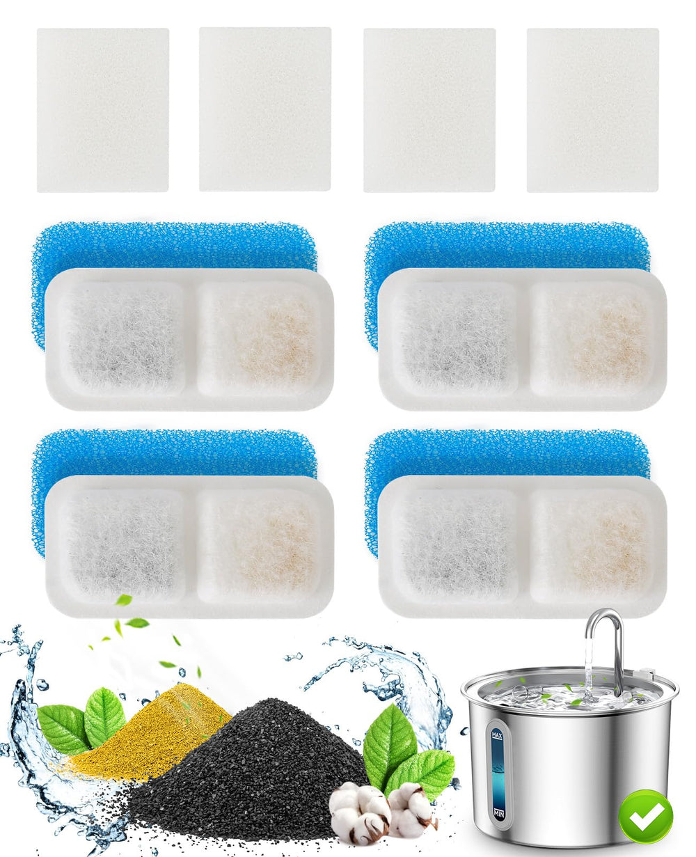 oneisall filtros repuesto para bebedero de gato, fácil de cambiar para agua limpia.