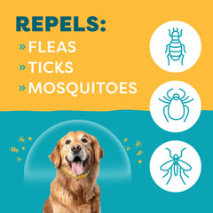 Only Natural Pet EasyDefense collar con geraniol citronela canela para defensa natural.