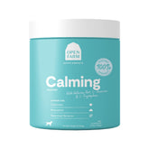 Open Farm Calming Chews en bote para perros, ayuda a promover la calma.
