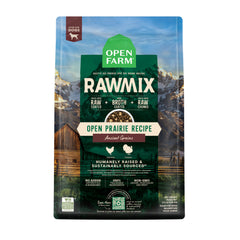Open Farm RawMix: bolsa-con-etiqueta, nutrición responsable para perros.
