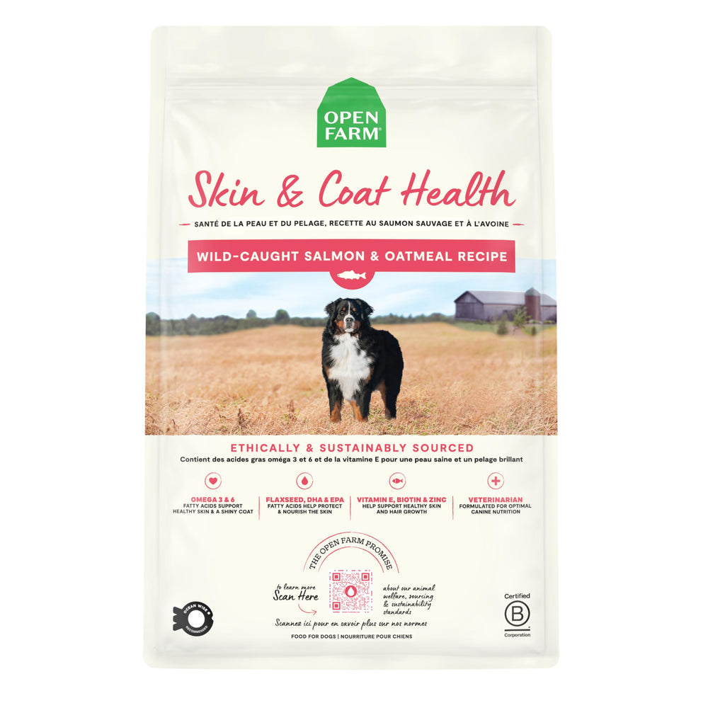 Open Farm aceite de salmón para pelaje brillante y saludable